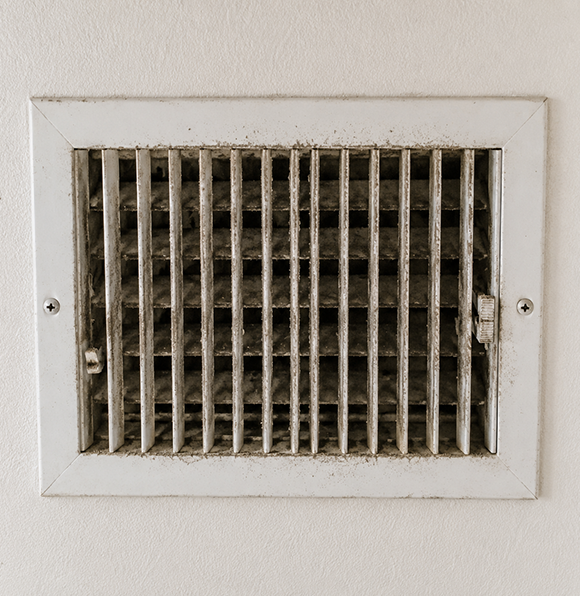Dusty Air Vent in Home