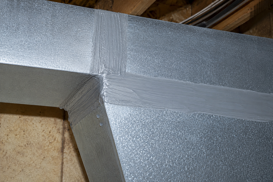 HVAC duct leak sealing service